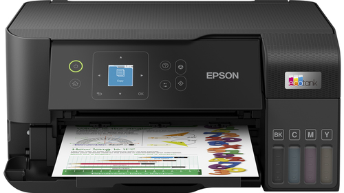 Epson EcoTank ET-2840, Ad inchiostro, Stampa a colori, 4800 x 1200 DPI, A4, Stampa diretta, Nero