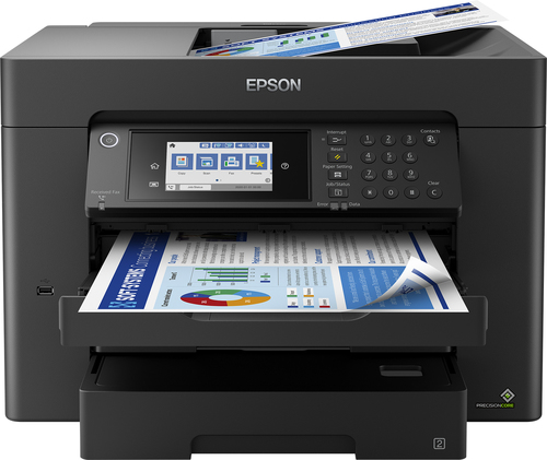 Epson WorkForce Pro WorkForce WF-7840DTWF, Ad inchiostro, Stampa a colori, 4800 x 2400 DPI, Scansione a colori, A3, Nero