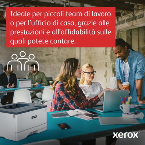 Xerox B310 A4 40 ppm Stampante fronte/retro wireless PS3 PCL5e/6 2 vassoi Totale 350 fogli, Laser, 2400 x 2400 DPI, A4, 40 ppm, Stampa fronte/retro, Blu, Bianco