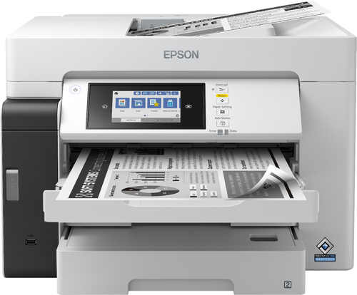 Epson EcoTank ET-M16680, Ad inchiostro, Mono stampa, 4800 x 1200 DPI, A3, Stampa diretta, Nero, Grigio